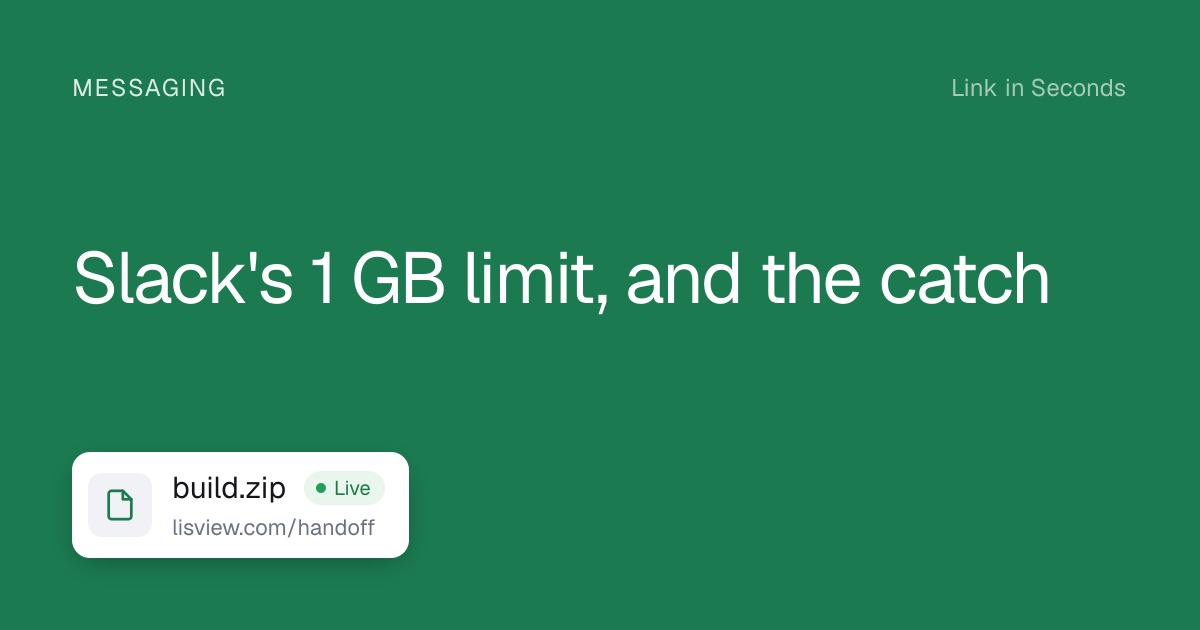 Max file size for Slack: the 1 GB limit, the 90-day catch and what to ...